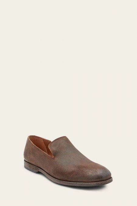 FRYE | MEN'S CHRIS VENETIAN-Ginger Suede