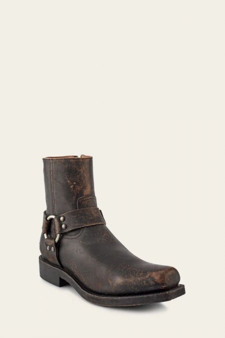 FRYE | MEN'S CONWAY HARNESS-Antiqued Black