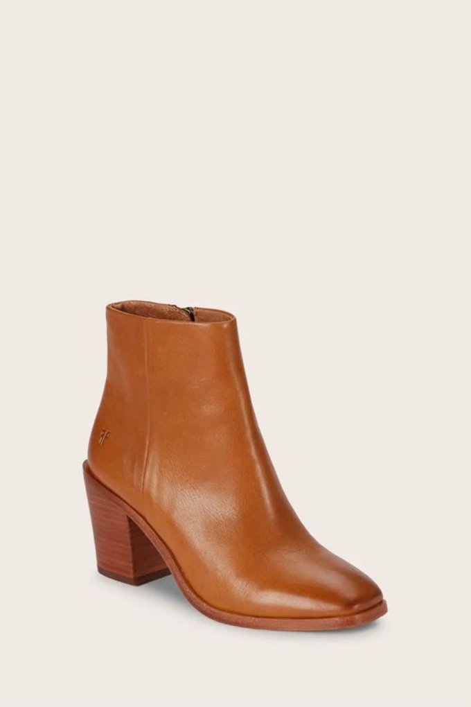 FRYE | WOMEN'S GEORGIA BOOTIE-Cognac