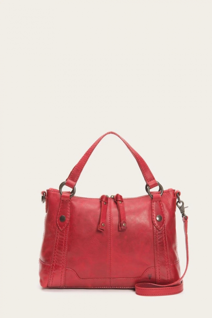 FRYE | WOMEN'S MELISSA MEDIUM CROSSBODY-Red