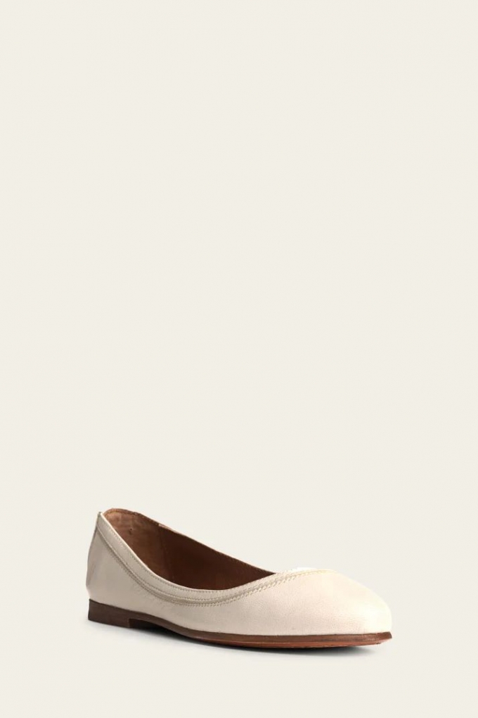 FRYE | WOMEN'S CARSON BALLET-White