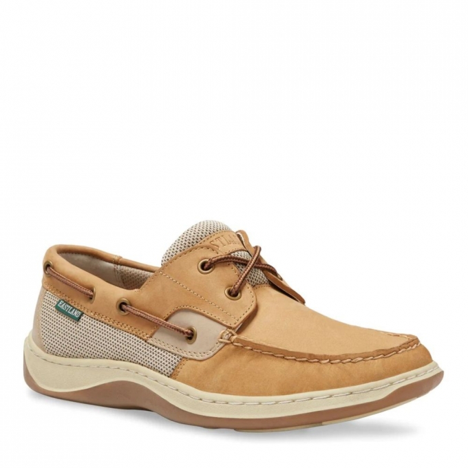 Eastland | Men's Solstice Boat Shoe Oxford-Tan | Special Sale