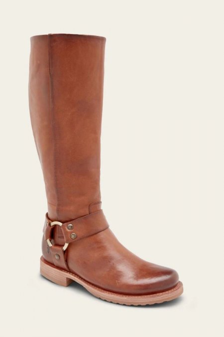 FRYE | WOMEN'S VERONICA HARNESS TALL-Caramel