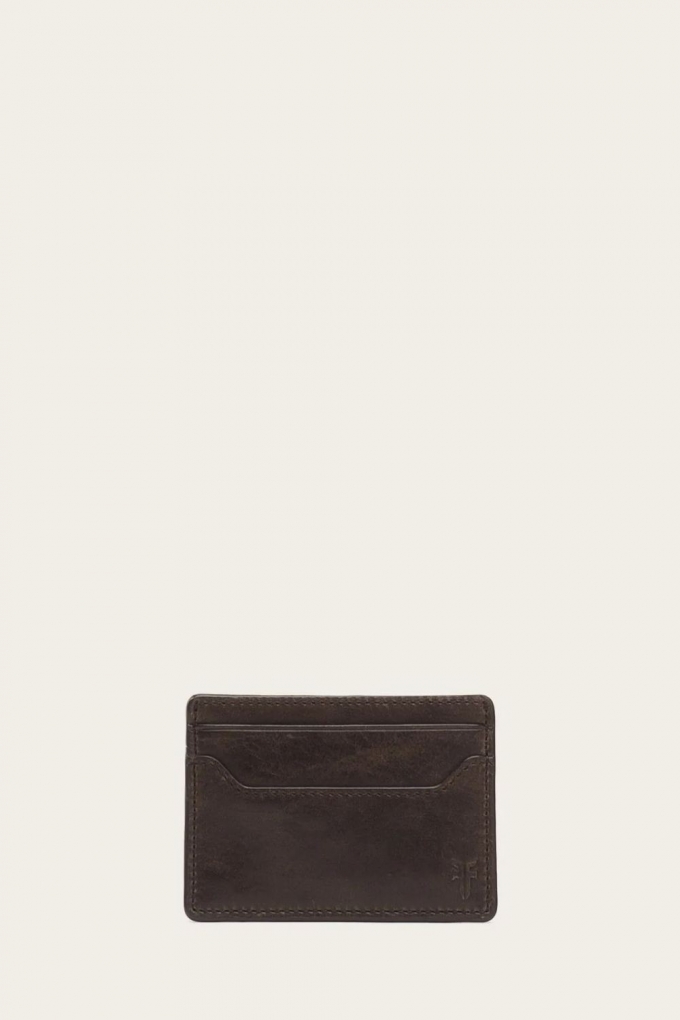 FRYE | MEN'S LOGAN MONEY CLIP CARD CASE-Slate