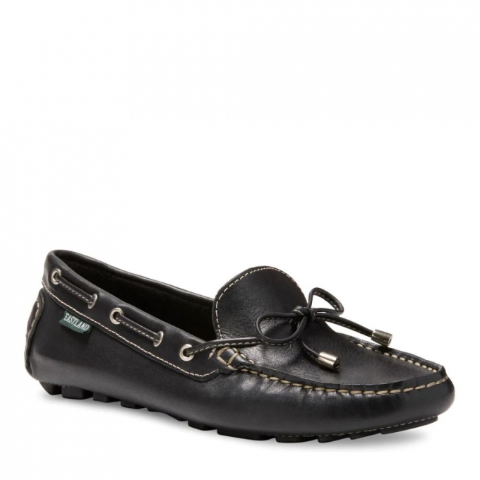 Eastland | Women's Marcella Driving Moc Slip On-Black | Special Sale