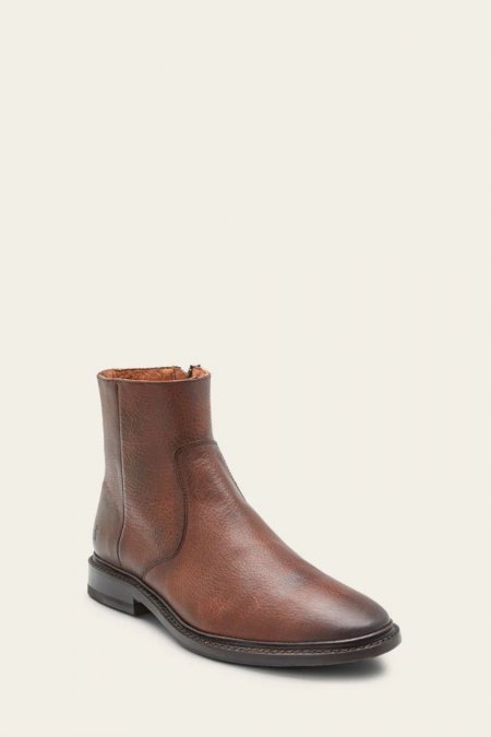 FRYE | MEN'S PAUL INSIDE ZIP-Walnut