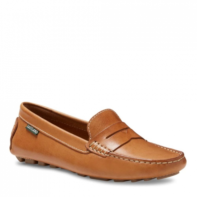 Eastland | Women's Patricia Penny Loafer Driving Moc-Camel | Special Sale