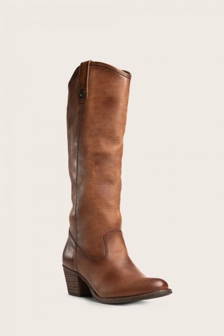 FRYE | WOMEN'S JACKIE BUTTON-Cognac