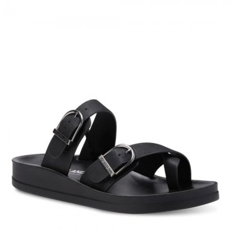 Eastland | Women's Savannah Toe Ring Thong Sandals-Black | Special Sale