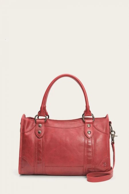 FRYE | WOMEN'S MELISSA SATCHEL-Red