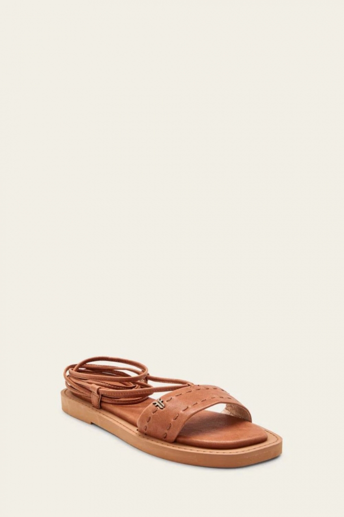 FRYE | WOMEN'S FAYE ANKLE TIE-Tan