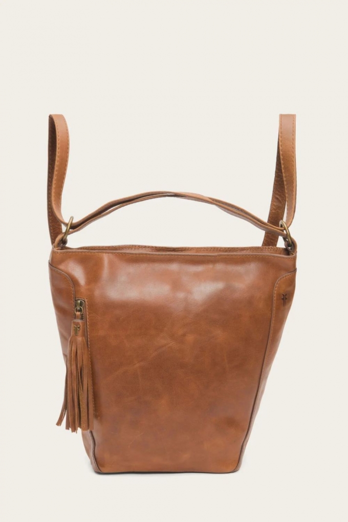 FRYE | WOMEN'S MELISSA CONVERTIBLE BACKPACK-Cognac