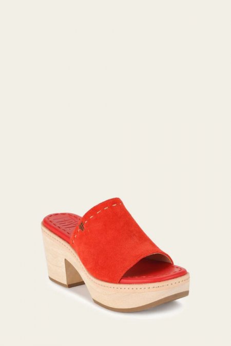 FRYE | WOMEN'S HAZEL SLIDE-Red