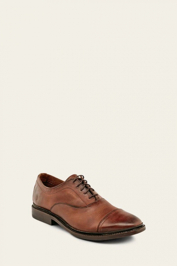 FRYE | MEN'S PAUL BAL OXFORD-Cognac