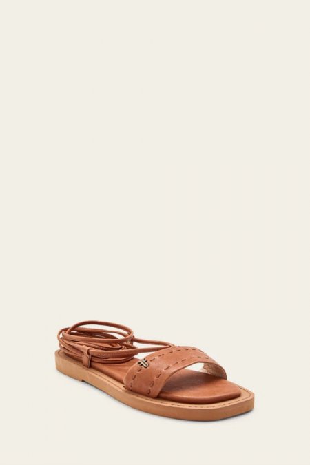 FRYE | WOMEN'S FAYE ANKLE TIE-Tan