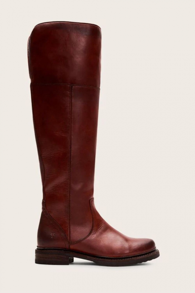 FRYE | WOMEN'S VERONICA SHEARLING TALL-Redwood