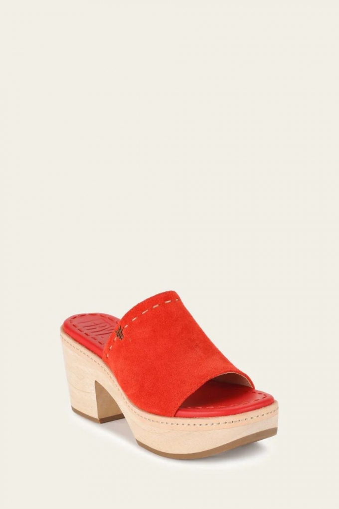 FRYE | WOMEN'S HAZEL SLIDE-Red