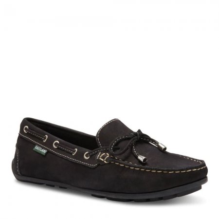 Eastland | Women's Star Driving Moc Slip On-Black Nubuc | Special Sale