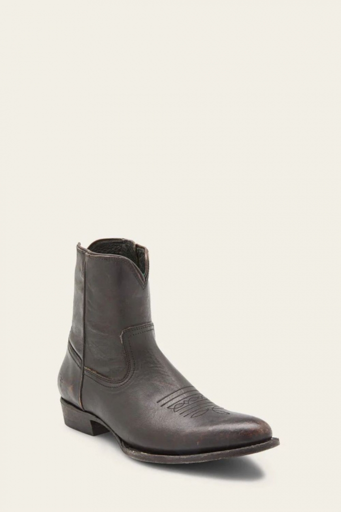 FRYE | MEN'S AUSTIN INSIDE ZIP-Black