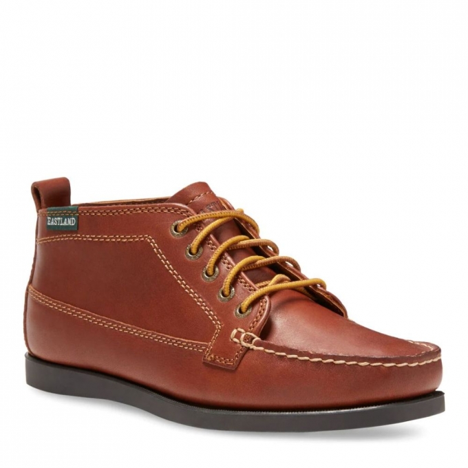 Eastland | Women's Seneca Camp Moc Chukka Boot-Tan | Special Sale