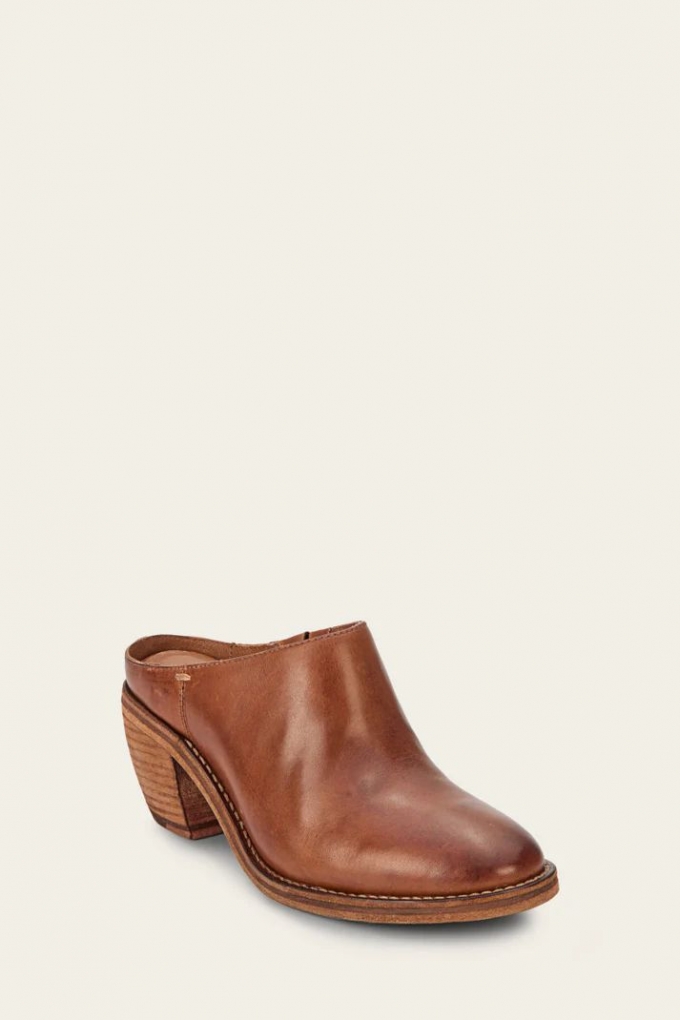 FRYE | WOMEN'S ROSALIA MULE-Caramel