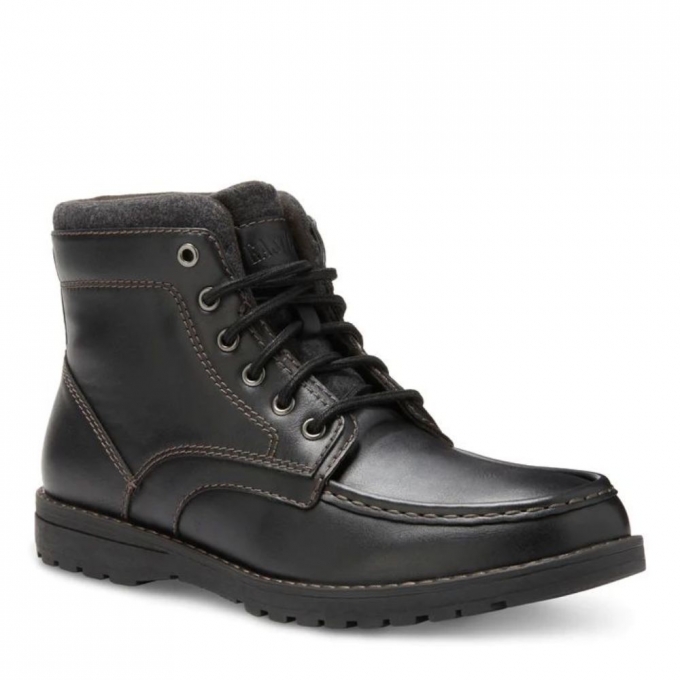 Eastland | Men's Drake Moc Toe Boot-Black | Special Sale