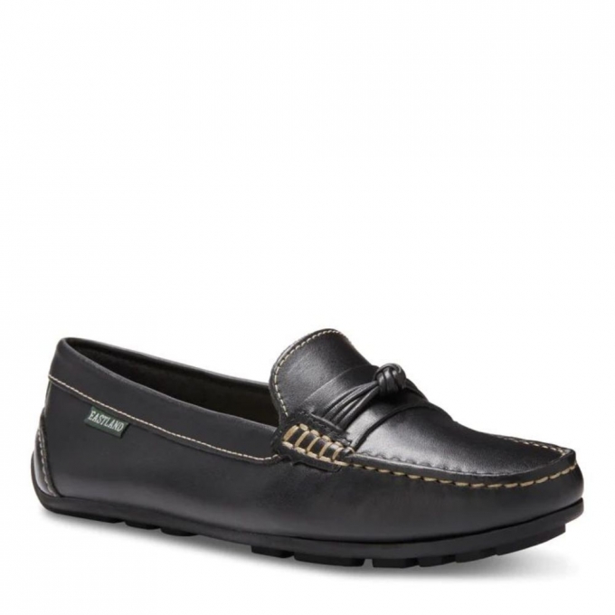 Eastland | Women's Danica Driving Moc Slip On-Black | Special Sale